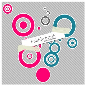 Bubbly Brush Photoshop Brushes