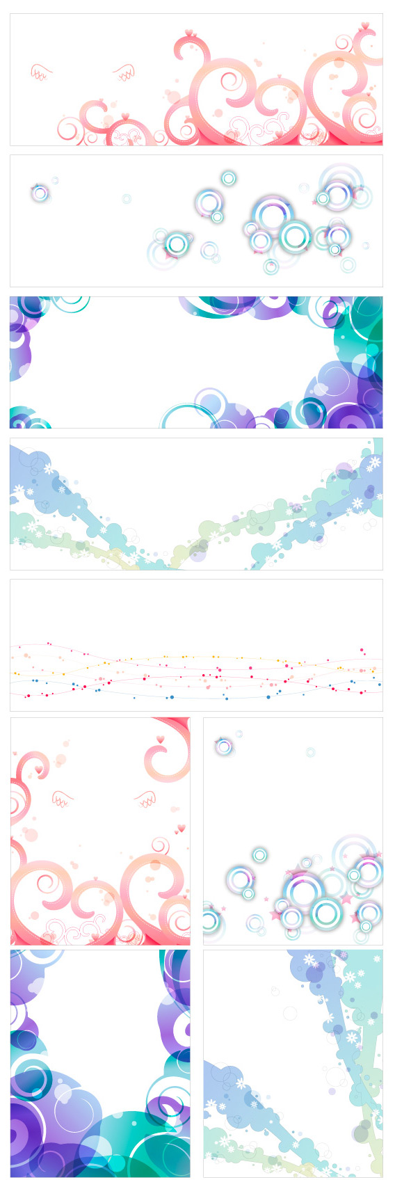 Watercolor pattern background