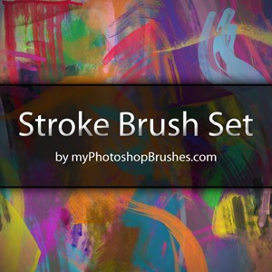 Stroke Brush Set Photoshop Brushes