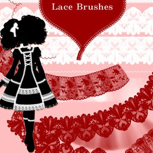 lace Photoshop Brushes