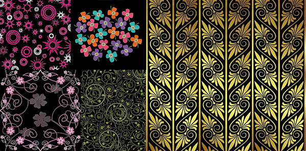 Decorative pattern background Vector