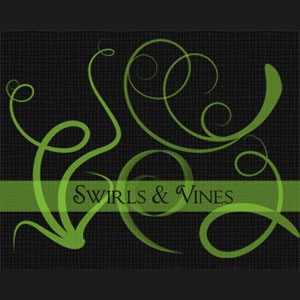 Swirls & Vines Photoshop Brushes